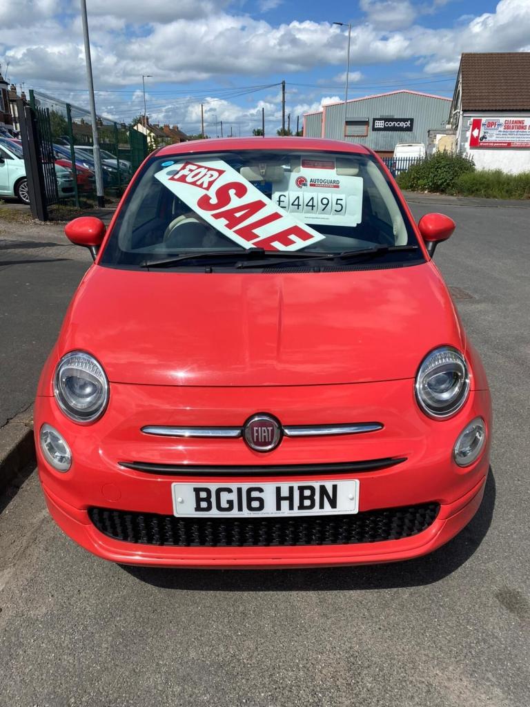 2016 Fiat 500 1.2 Pop Star 3dr HATCHBACK Petrol Manual