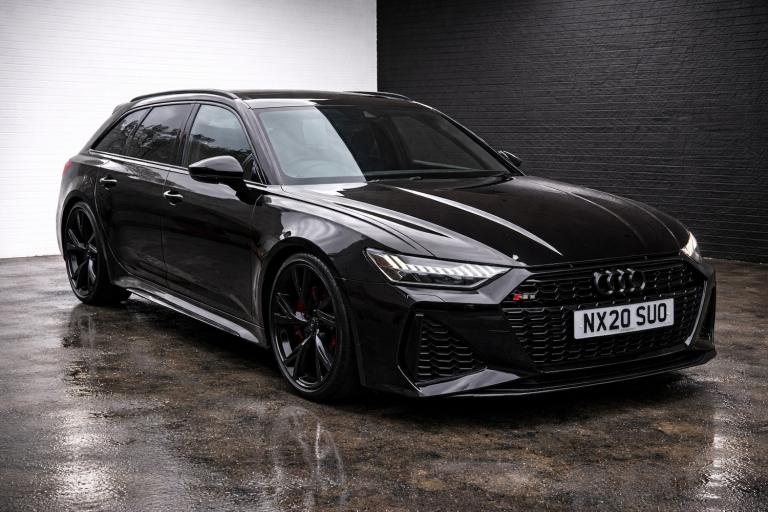 2020 20 AUDI RS6 AVANT 4.0 TFSI V8 LAUNCH EDITION 600 BHP BLACK AUTO EURO 6
