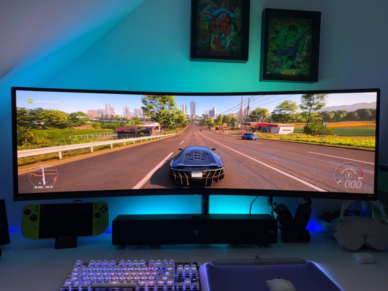 MSI MPG 491CQPX QD-OLED 49" 5120x1440 240Hz 32.9 HDR 1000 Gaming Monitor