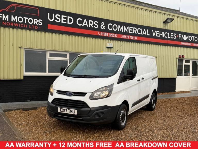 2017 17 FORD TRANSIT CUSTOM 2.0 TDCI 270 PANEL VAN 5DR DIESEL MANUAL L1 H1 (163 