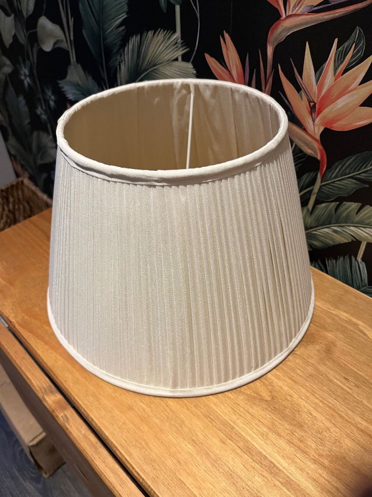 Cream lampshade 