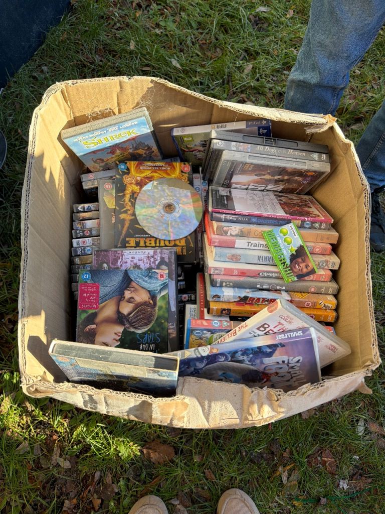 Free big box of dvds 