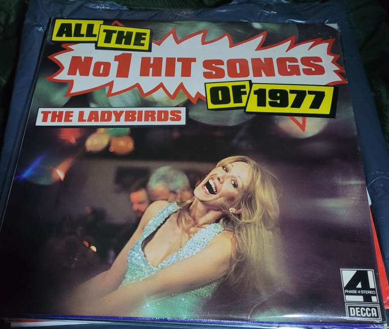 LP The Ladybirds All The No 1 Hit Songs Of 1977 Phase 4 Stereo Cheesepop ex condition r2/14