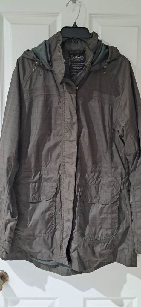 Ladies Craghoppers waterproof coat, 14