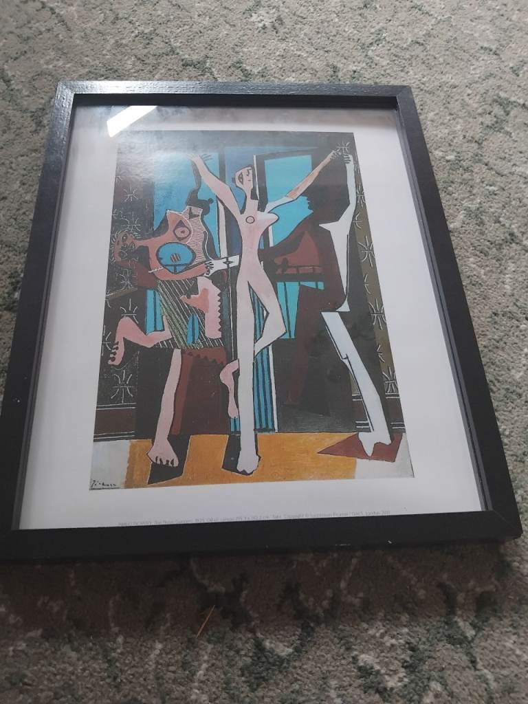 Picasso 'The Three Dancers' Framed Print – Good Condition