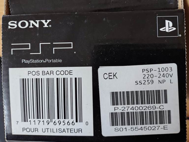 Sony PSP 1003 boxed and in excellent condi6