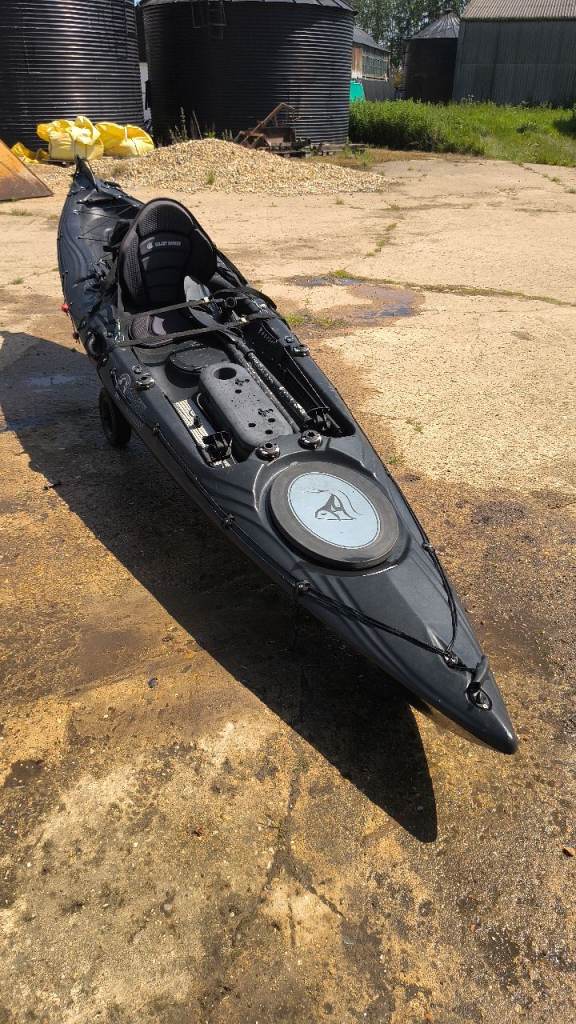 Galaxy sea fishing kayak in black