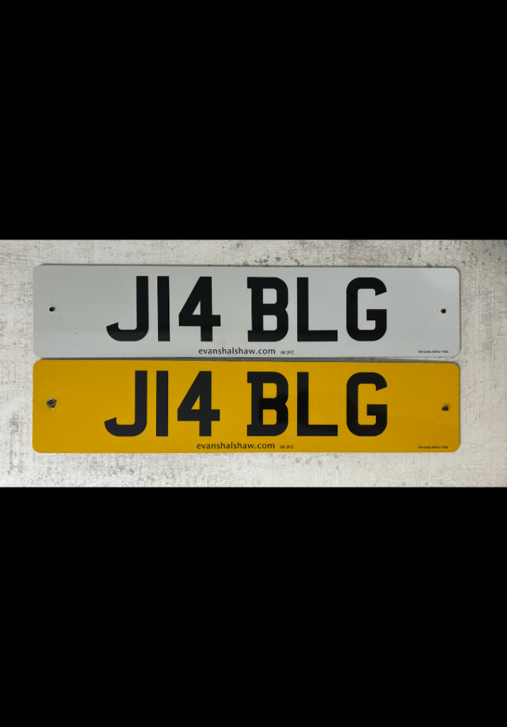 personal private number plates 