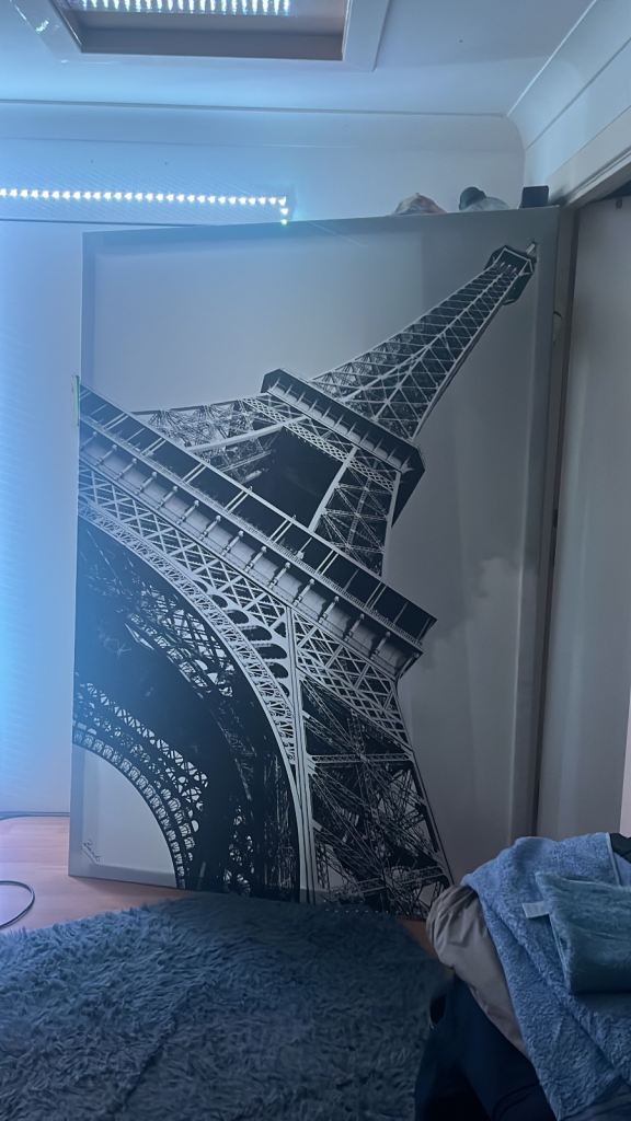 200x140 IKEA EIFFEL TOWER PICTURE PHOTO WITH FRAME