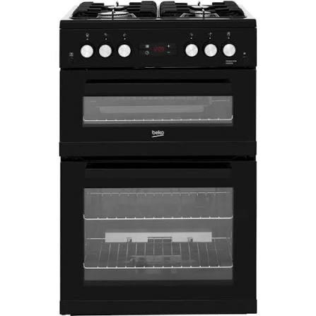 Beko gas cooker black 
