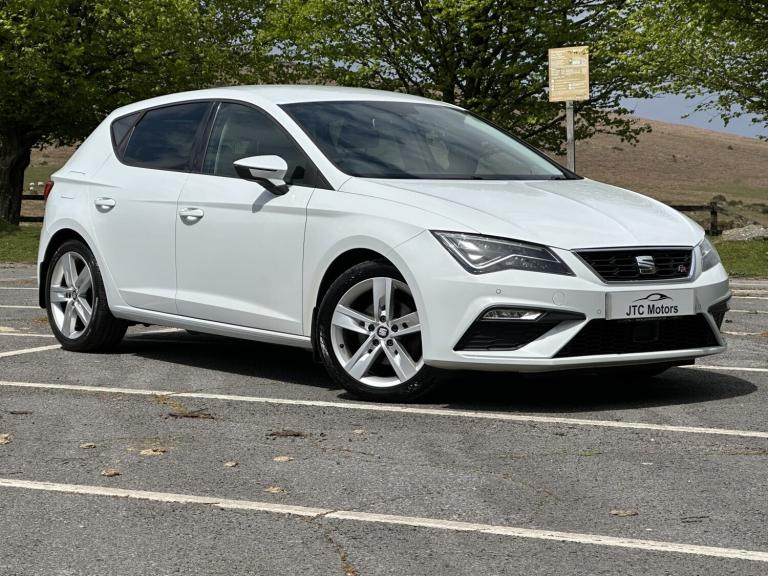 SEAT LEON 1.5 TSI EVO FR [EZ] 5dr Man, petrol, white + excellent history 2019
