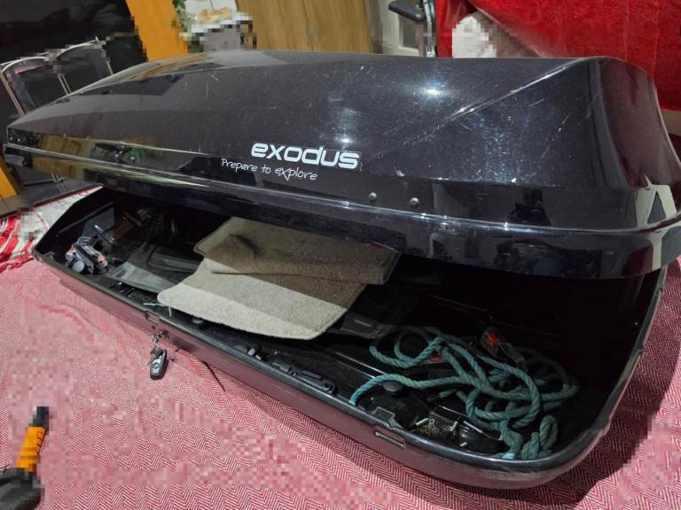 Exodus roof box 580 litre can deliver 
