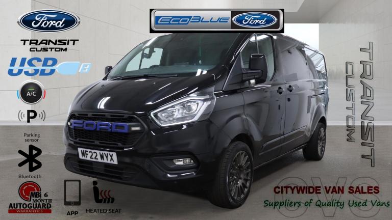 2022 Ford Transit Custom 2.0 EcoBlue 130ps Low Roof Limited Van PANEL VAN Diesel Manual