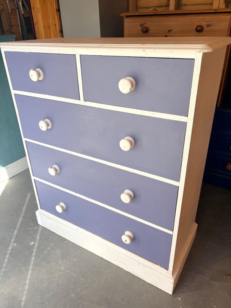 Perfect for renovation, large solid wood chest of drawers