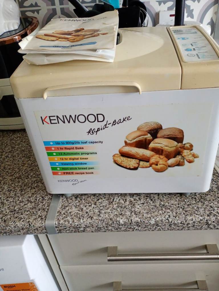 Kenwood Rapid-Bake Bread Maker – Cream, Good Condition