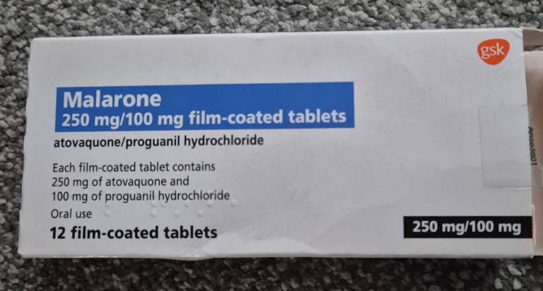 21 x MALARONE ANTI-MALARIA PREVENTION MALARIA TABLETS 