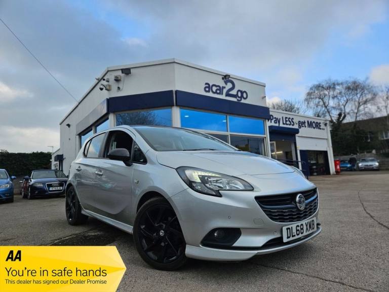 2018 Vauxhall Corsa 1.4i ecoTEC SRi VX Line Nav Black Hatchback 5dr Petrol Manual Euro 6 (90 ps H...