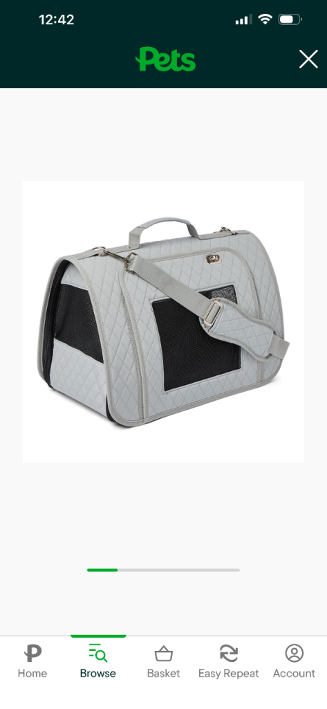 Pet carrier for kitten or small puppy 