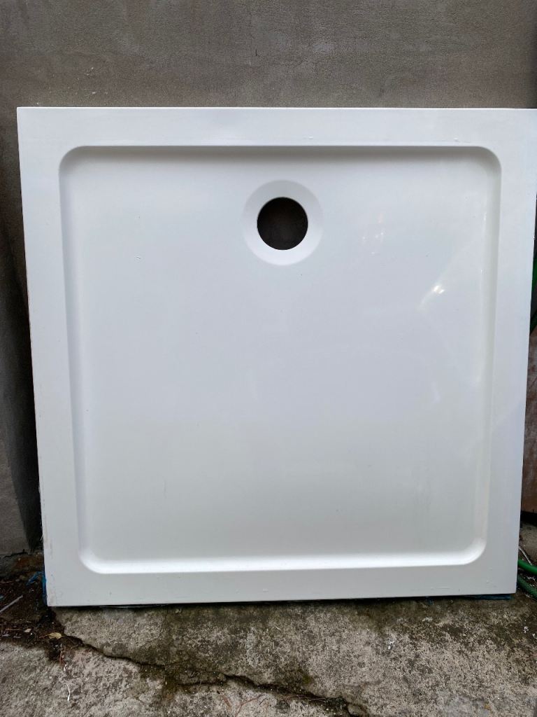 White Square Shower Tray 