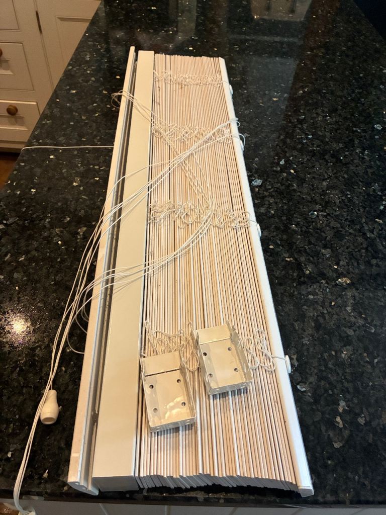 White Wooden Venetian Blind 
