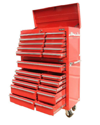 image for PROFESSIONAL INDUSTRIAL S2 PIECE CLASSIC TOOL CHEST CABINET