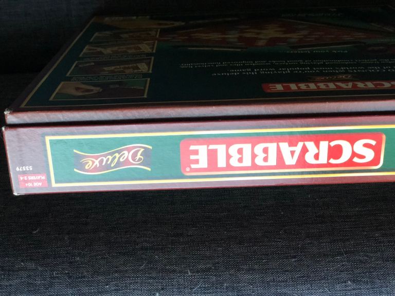 Vintage Scrabble Deluxe turntable