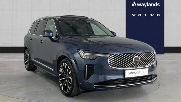 2025 Volvo XC90 Ultra, T8 AWD Plug-in hybrid, Electric/Petrol, Bright, 7 Seats Estate Petrol Para...