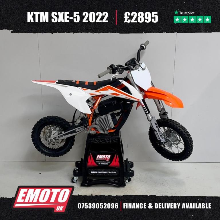 KTM SX-E 5 E5 EE5 50 2022 Electric Motocross Bike @EmotoUK - Finance Available