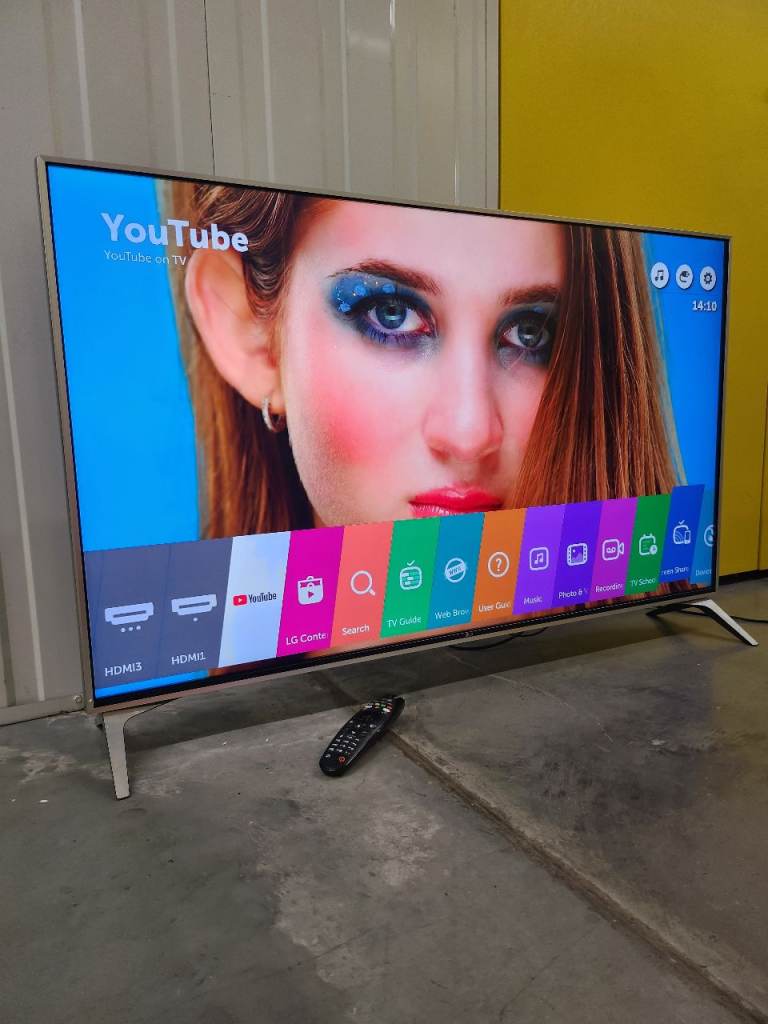 Exceptional 50" LG Nanocell 4k Smart Ultra UHD QUANTUM HDR Led WiFi TV with Stand and Remote £180