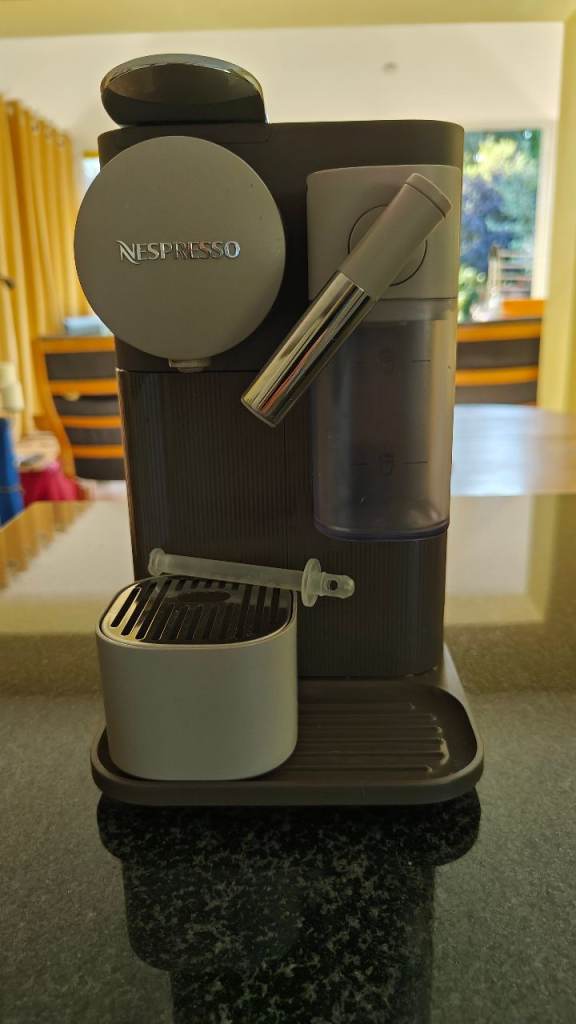 DeLonghi Nespresso Lattissima One Coffee Machine - Grey, Good Condition