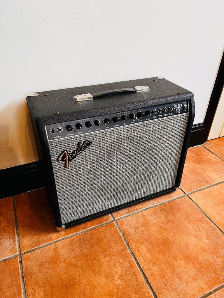 image for Fender Deluxe 112 Plus 90W 1x12" Guitar Amp Made in USA