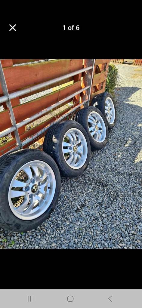 4 Alloy Wheels 16" all with Excellent Tyre Tread.