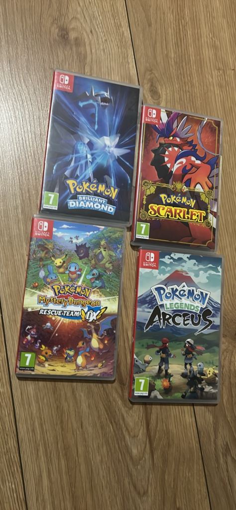 Nintendo switch pokemon games - boxed - 35 pounds each