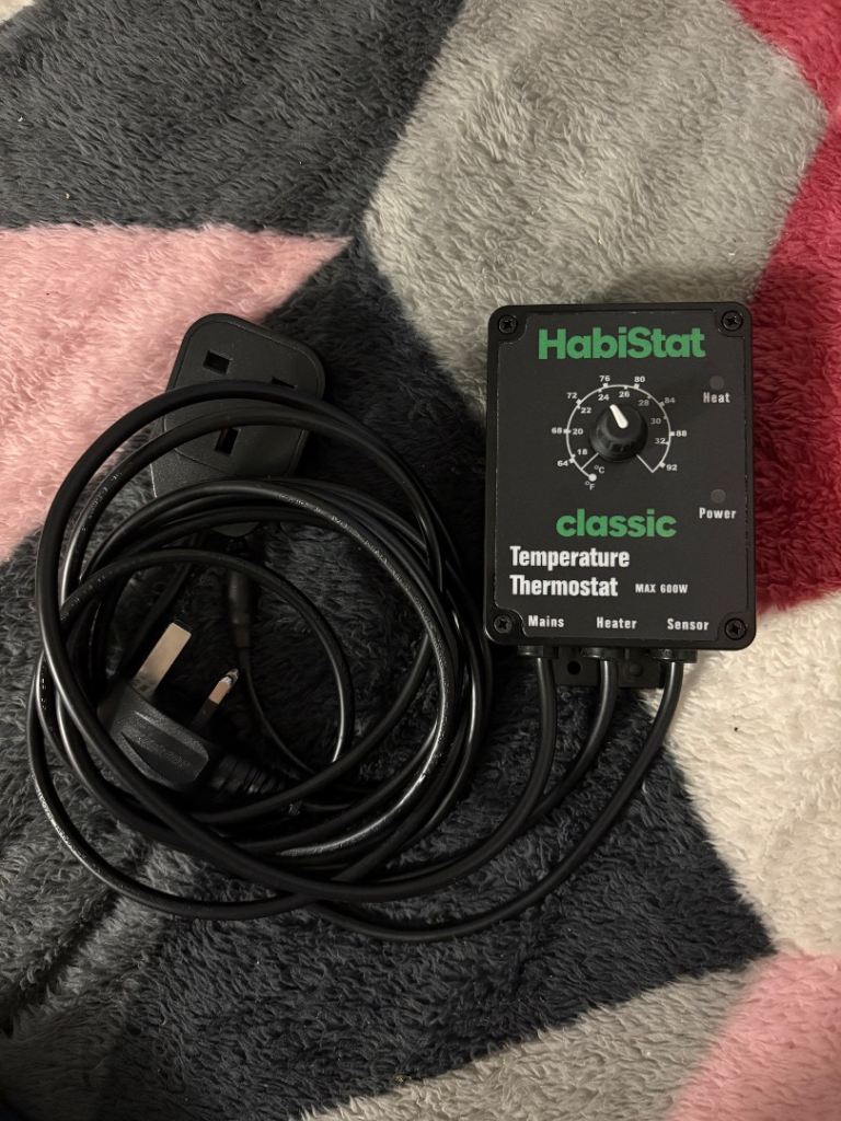Reptile Habistat thermostat 