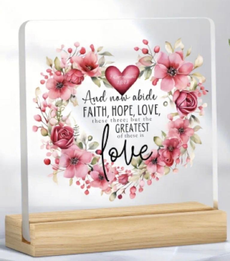 Christian plaque ornament