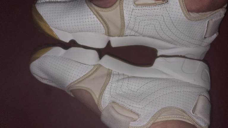 Nike Air Rift Split Toe Woven White 308662 Mens Uk 9