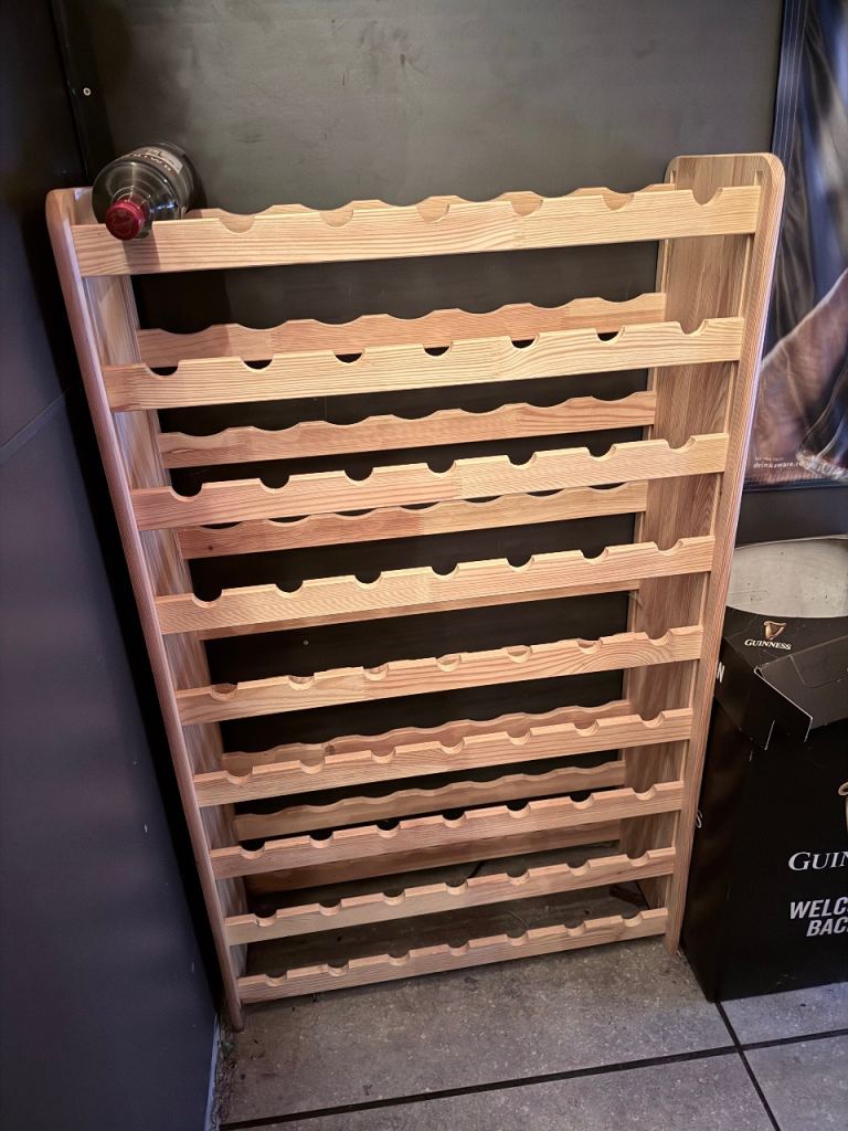 Wooden large wine rack 