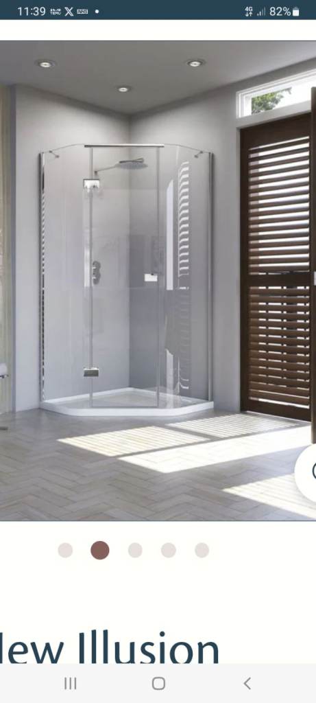 image for Matki shower enclosure and shower tray