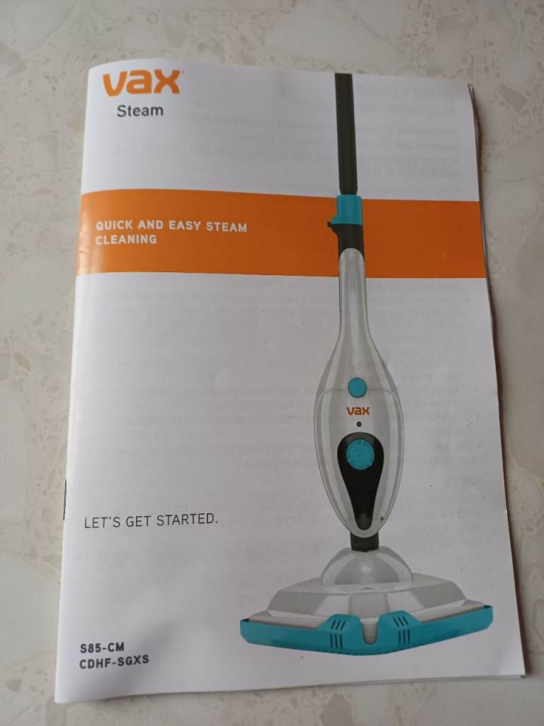 Vax SteamGlide Steam Cleaner - As Good As New, Boxed