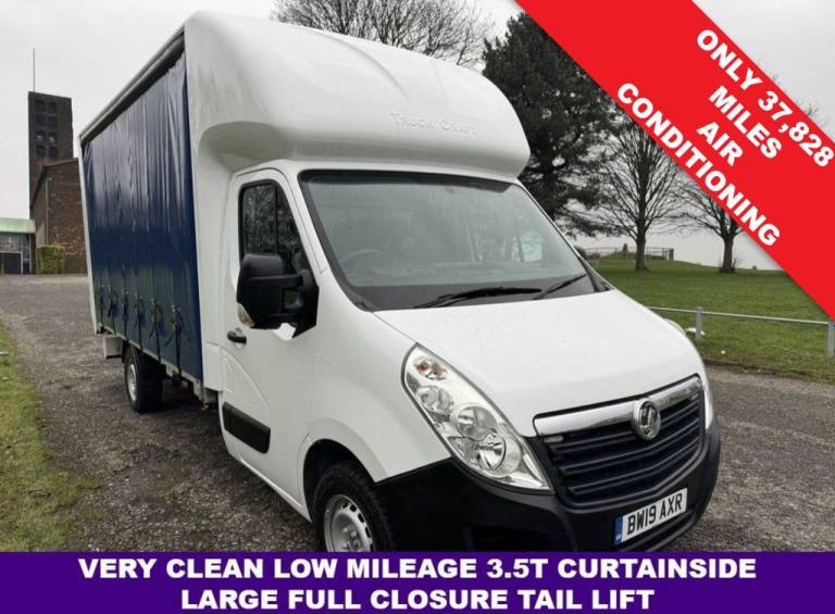 2019 Vauxhall Movano 2.3CDTi 3.5t. BiTurbo Curtainside RWD L3 Lwb A/C Euro 6 130ps Curtain Side D...