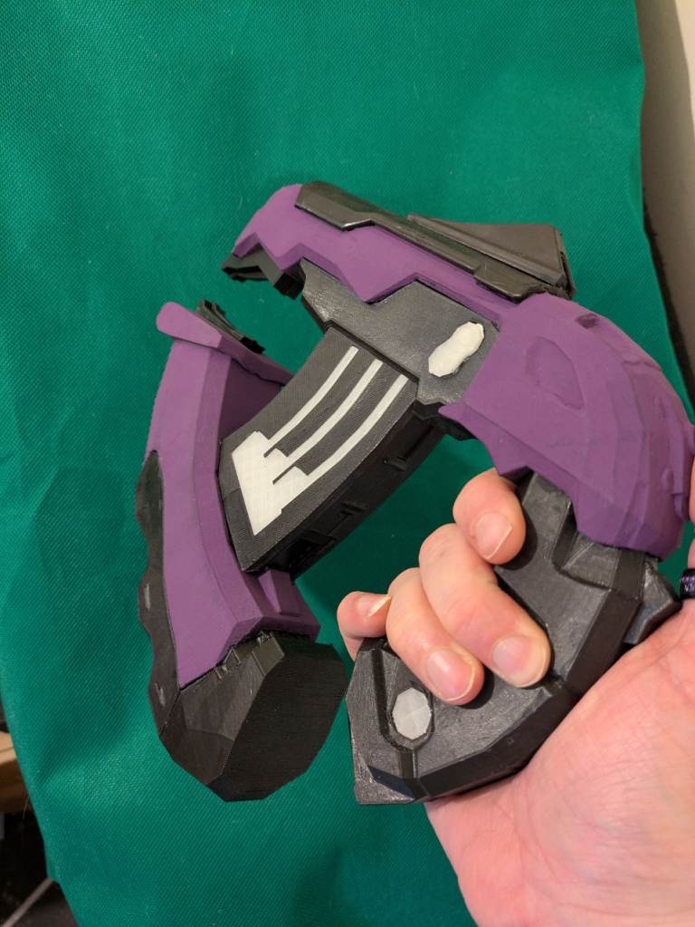 3D printed Halo plasma pistol 