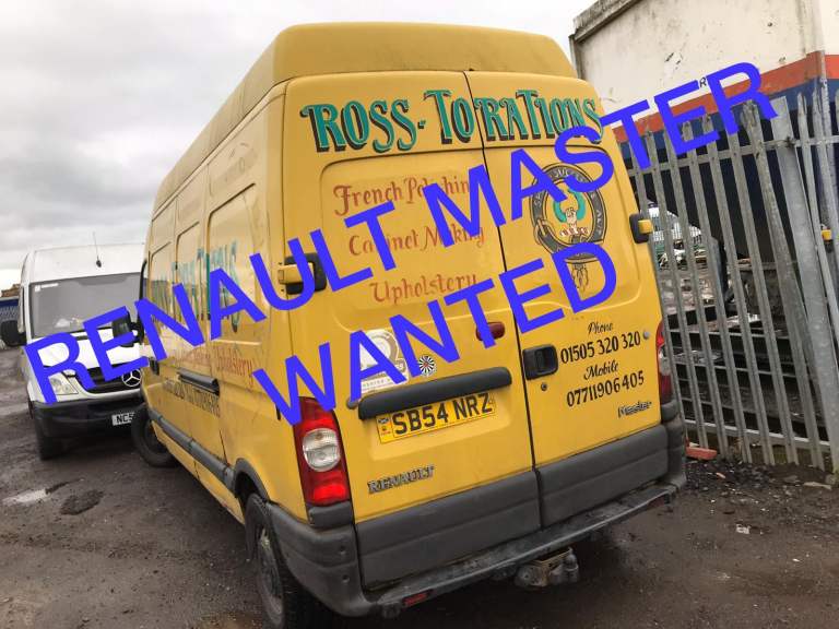 Renault master wanted for export 