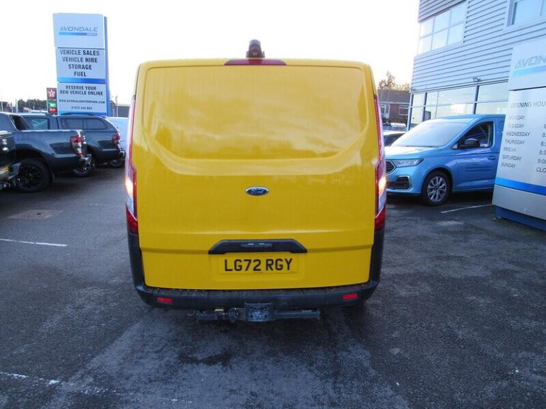 2022 Ford Transit Custom 340 EcoBlue Euro 6 Yellow Van with Tailgate ideal camper day van 2.0 5dr...