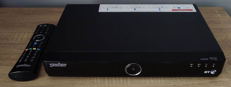Youview Humax Live TV Recorder with on-demand catch up apps