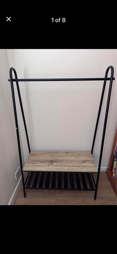 Habitat Turner Clothes Rail With Shoe Shelf 