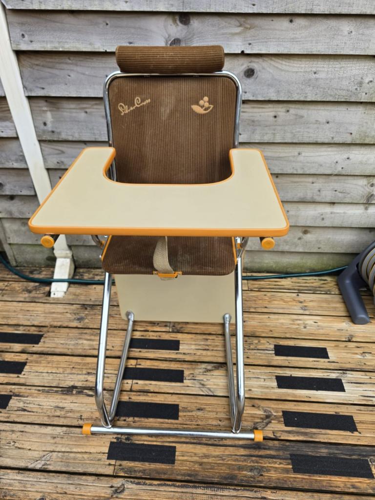Vintage Silver Cross High Chair - Good Condition
