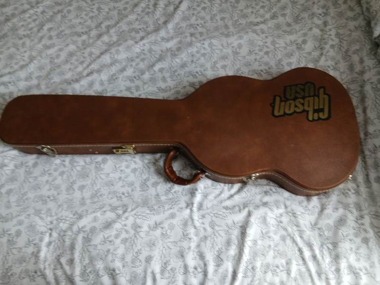  Hardshell Gibson SG 80’s/mid-90’s - Brown - Pink Case