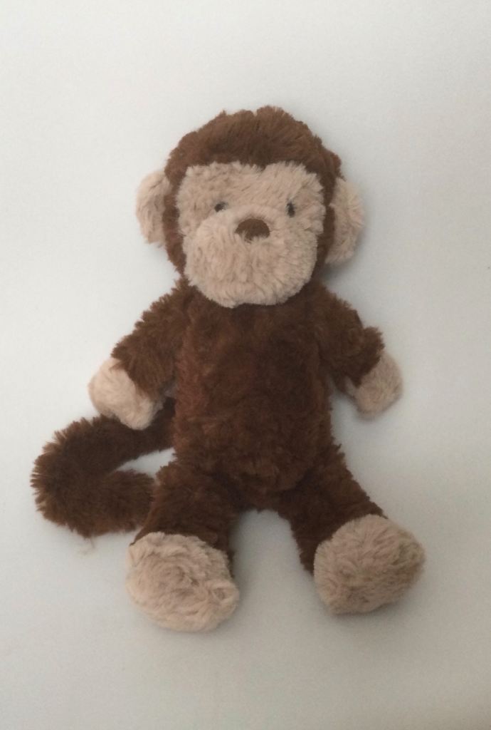 Jellycat of London small Mumble Monkey brown soft toy rare and retired 