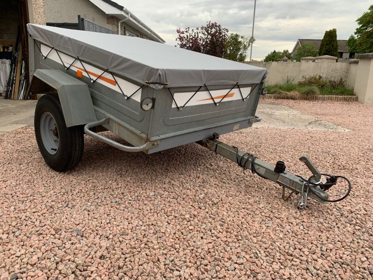 Galvanised tipping trailer 5’ x 3’6” 