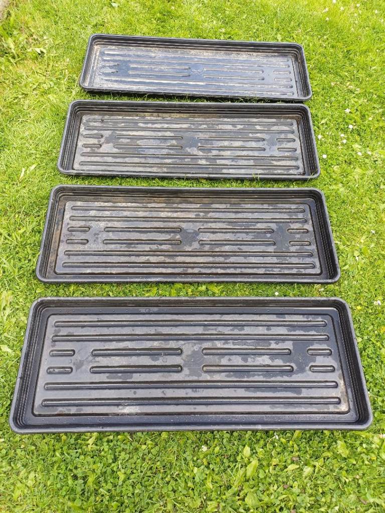 4 Large Greenhouse Trays
